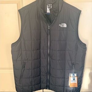 The North Face Men's Dark Gray Quilted Vest